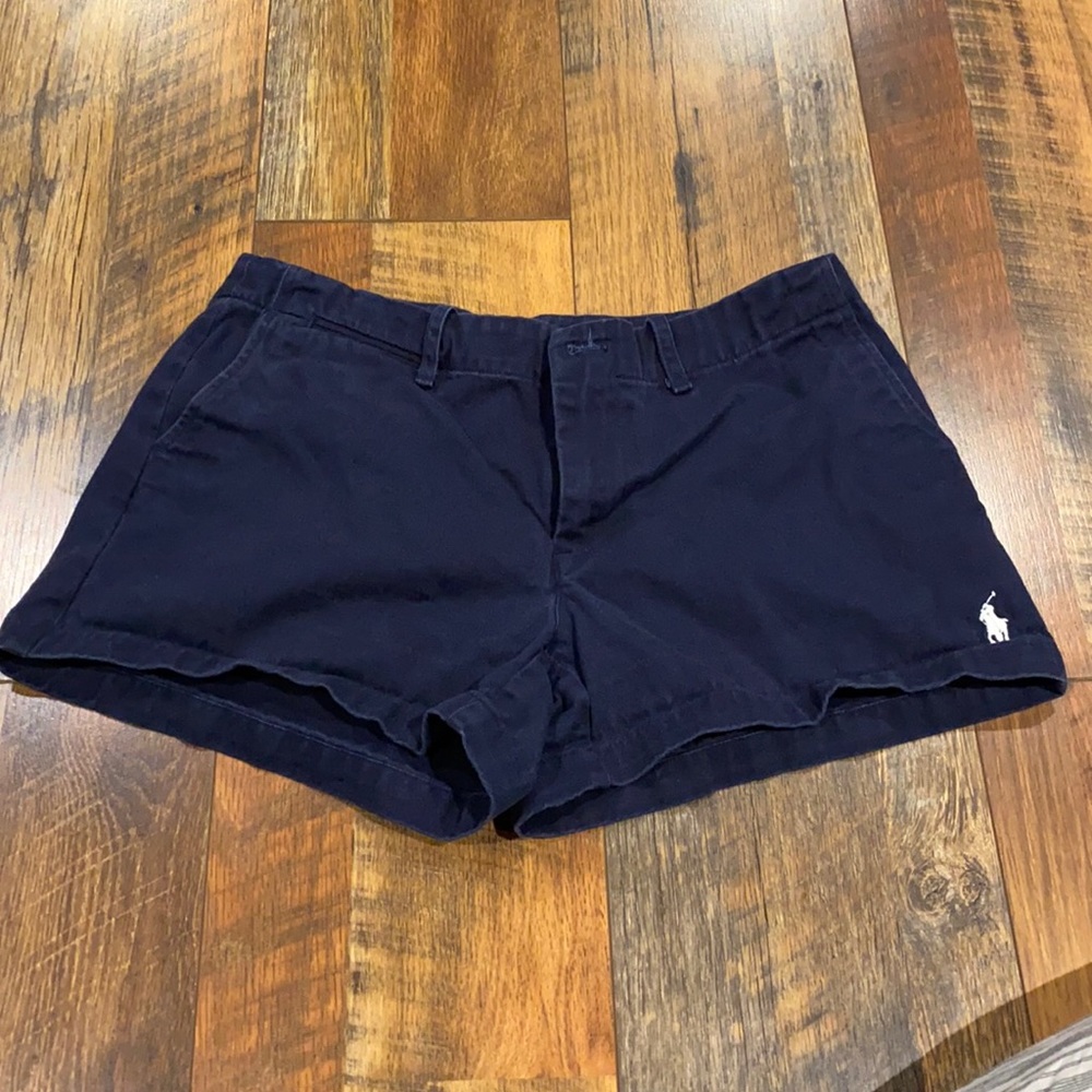 Navy Ralph Lauren polo shorts. Size 4